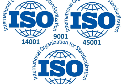International Standards Certifications ISO 14001, 45001 and 14001