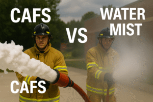 سیستم اطفای CAFS و آب‌مه