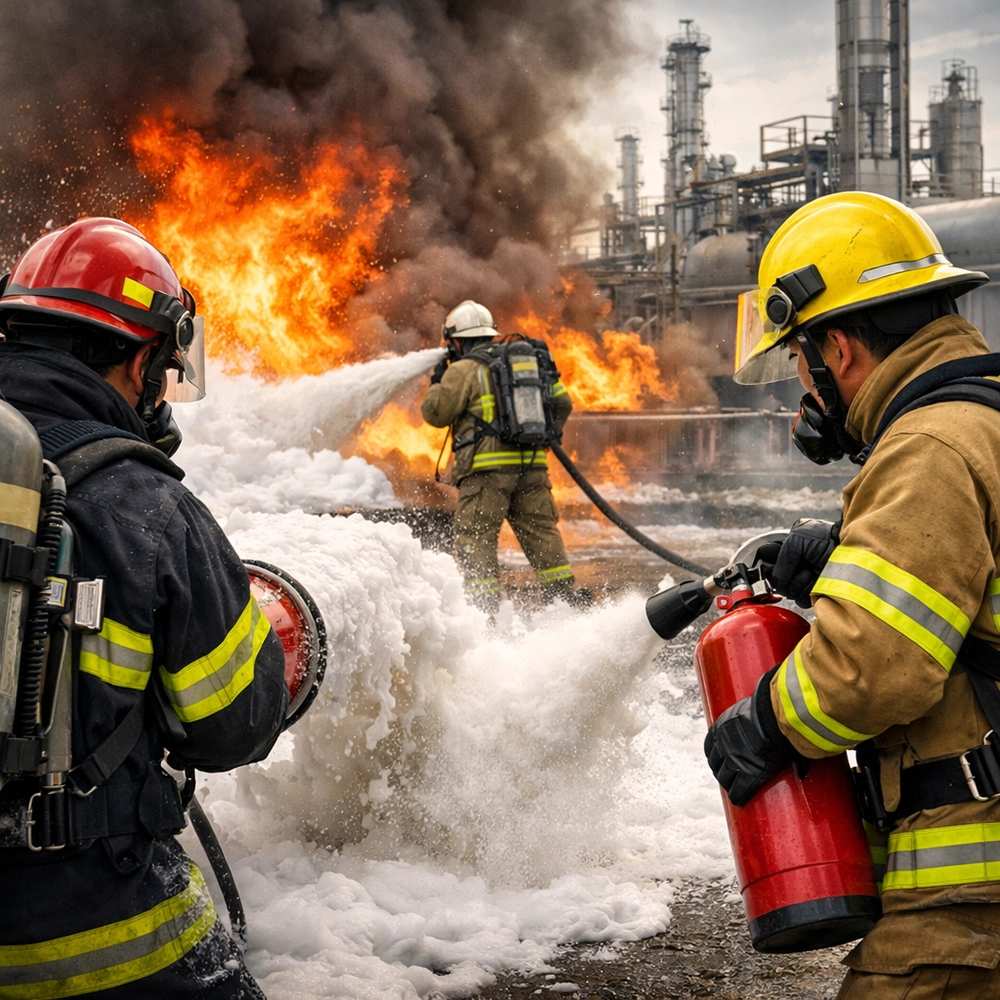 پودر آتش‌نشانی سپیکو؛ برترین انتخاب برای ایمنی صنعتی و اطفای حریق