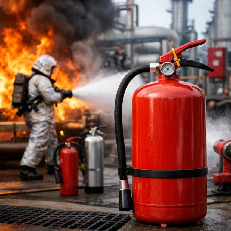 چک‌لیست سالیانه کپسول آتش‌نشانی پودری | زمان شارژ مجدد و تعویض پودر در صنایع